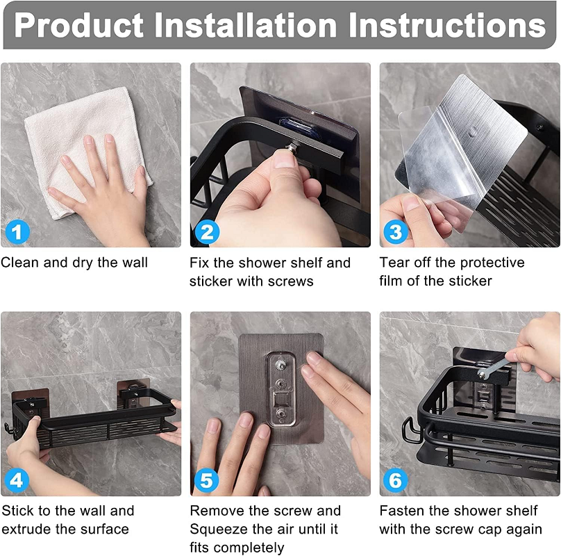 Miniatura 4 de Juego de 4 Estante Organizador Regadera